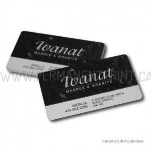 Plastic Coated Business Cards