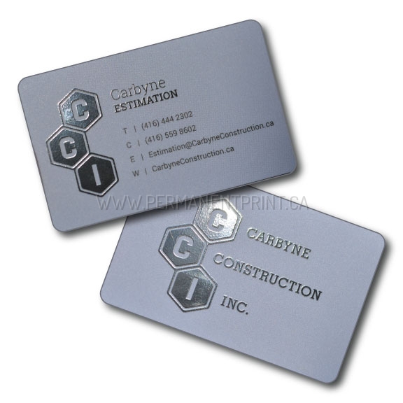 Frosted Plastic Business Cards